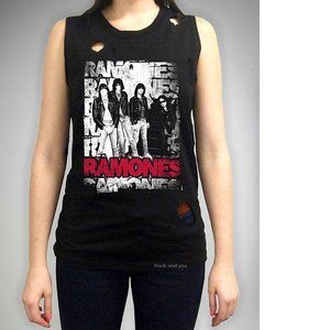 Ramones Rocket to Russia punk rock Official Muscle Tank Top L NWT